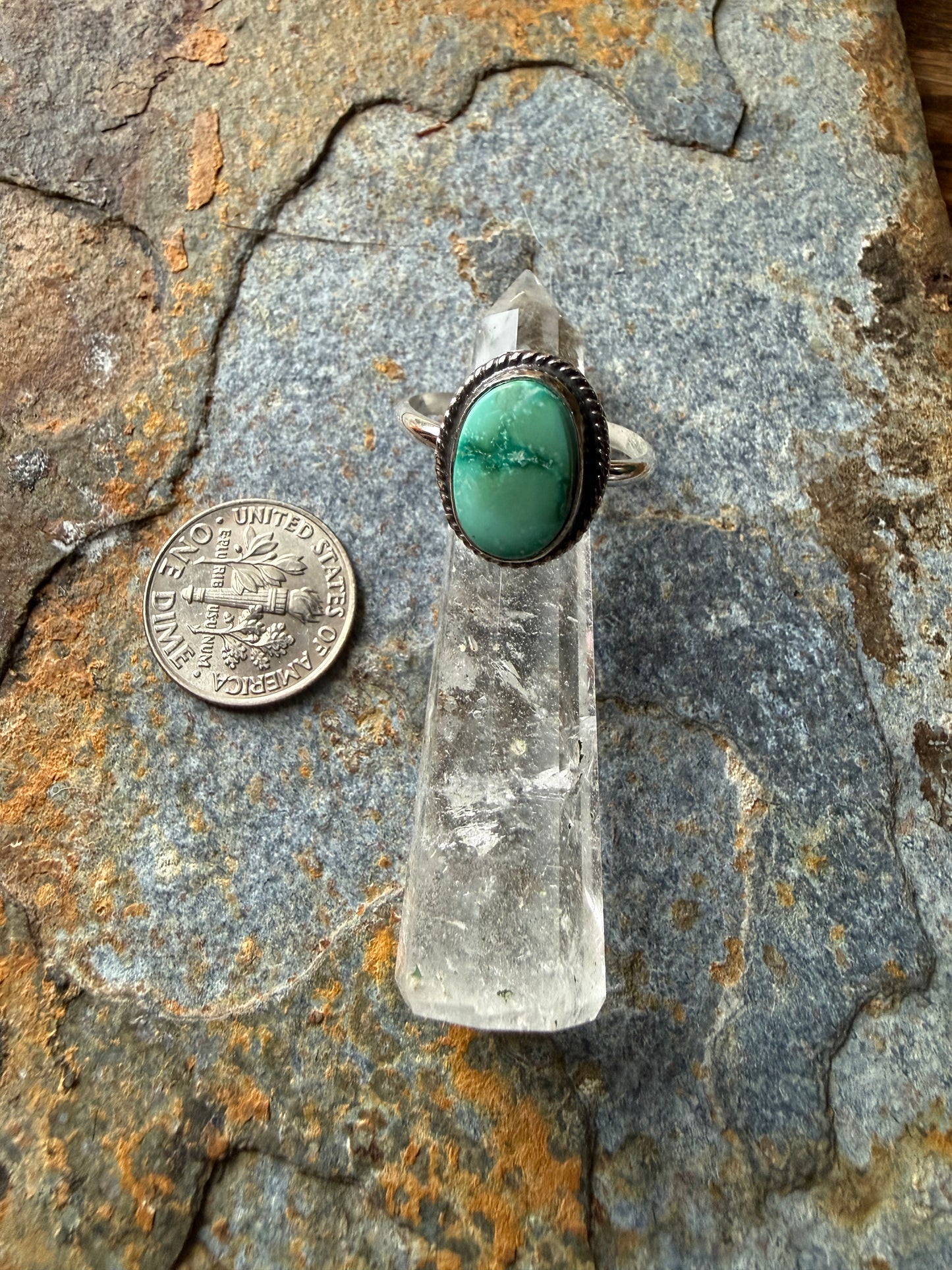 Lone Mountain Turquoise Sterling Silver Ring