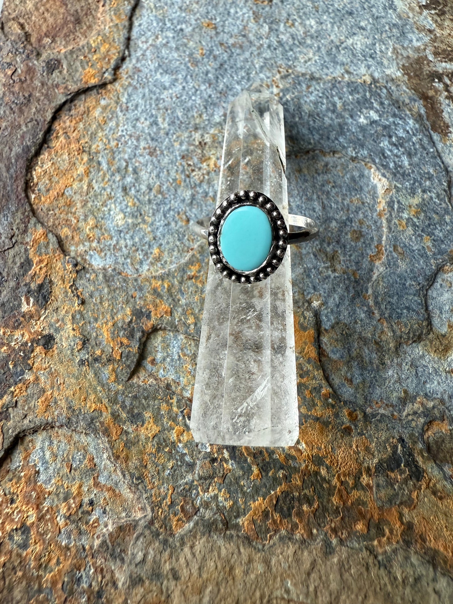 Sterling Silver Kingman Turquoise Ring