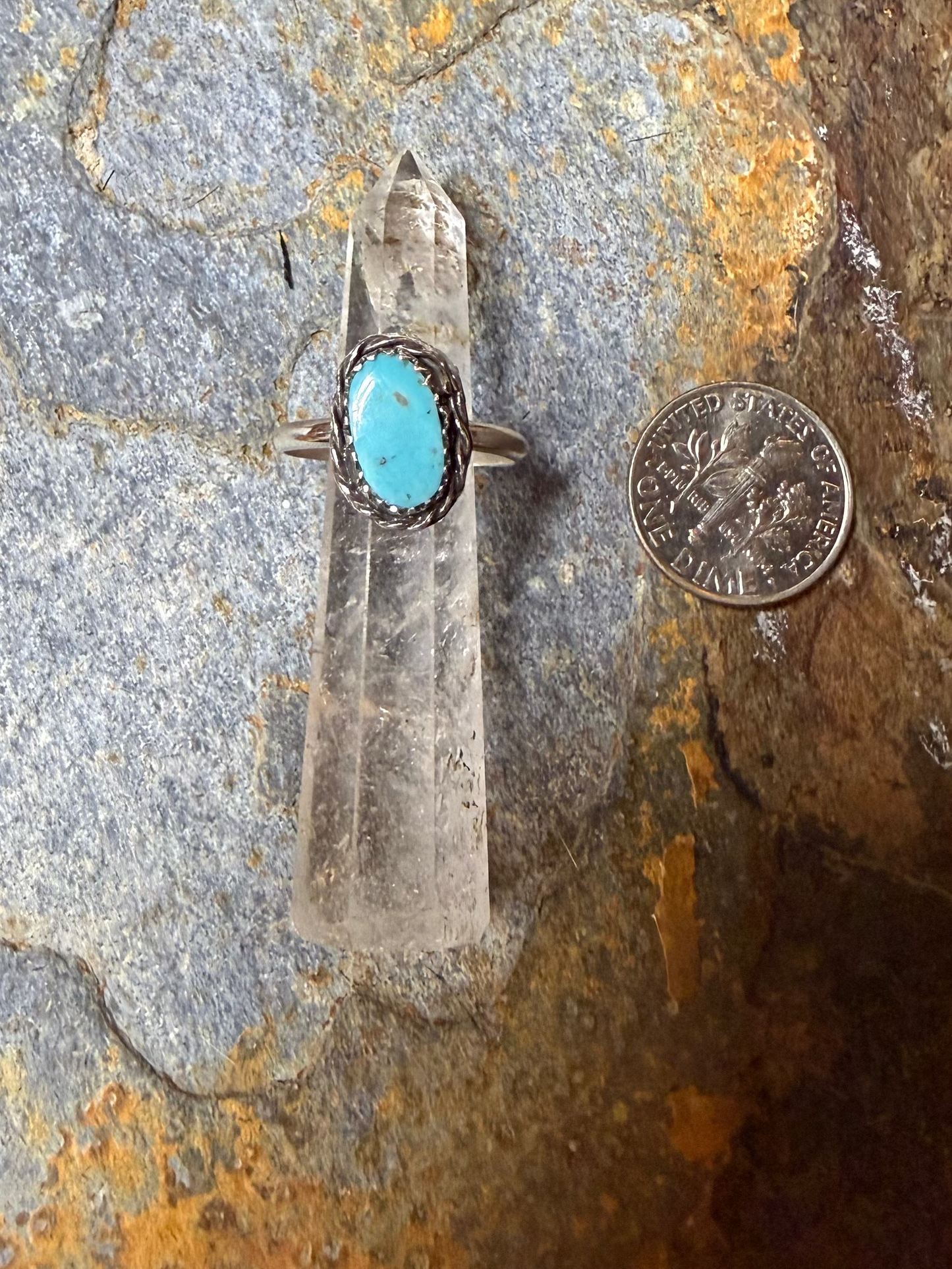 Sterling Silver Kingman Turquoise Ring