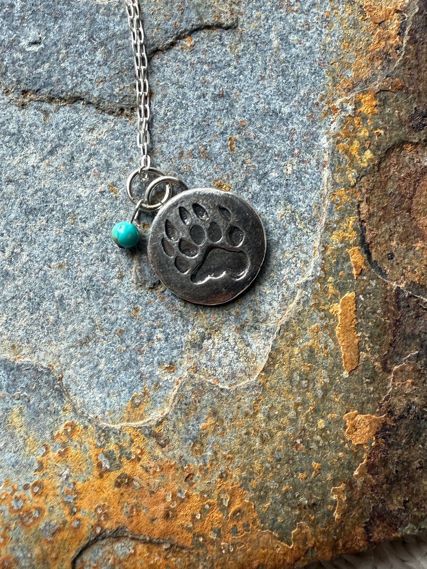 Silver Bear Claw Pendant