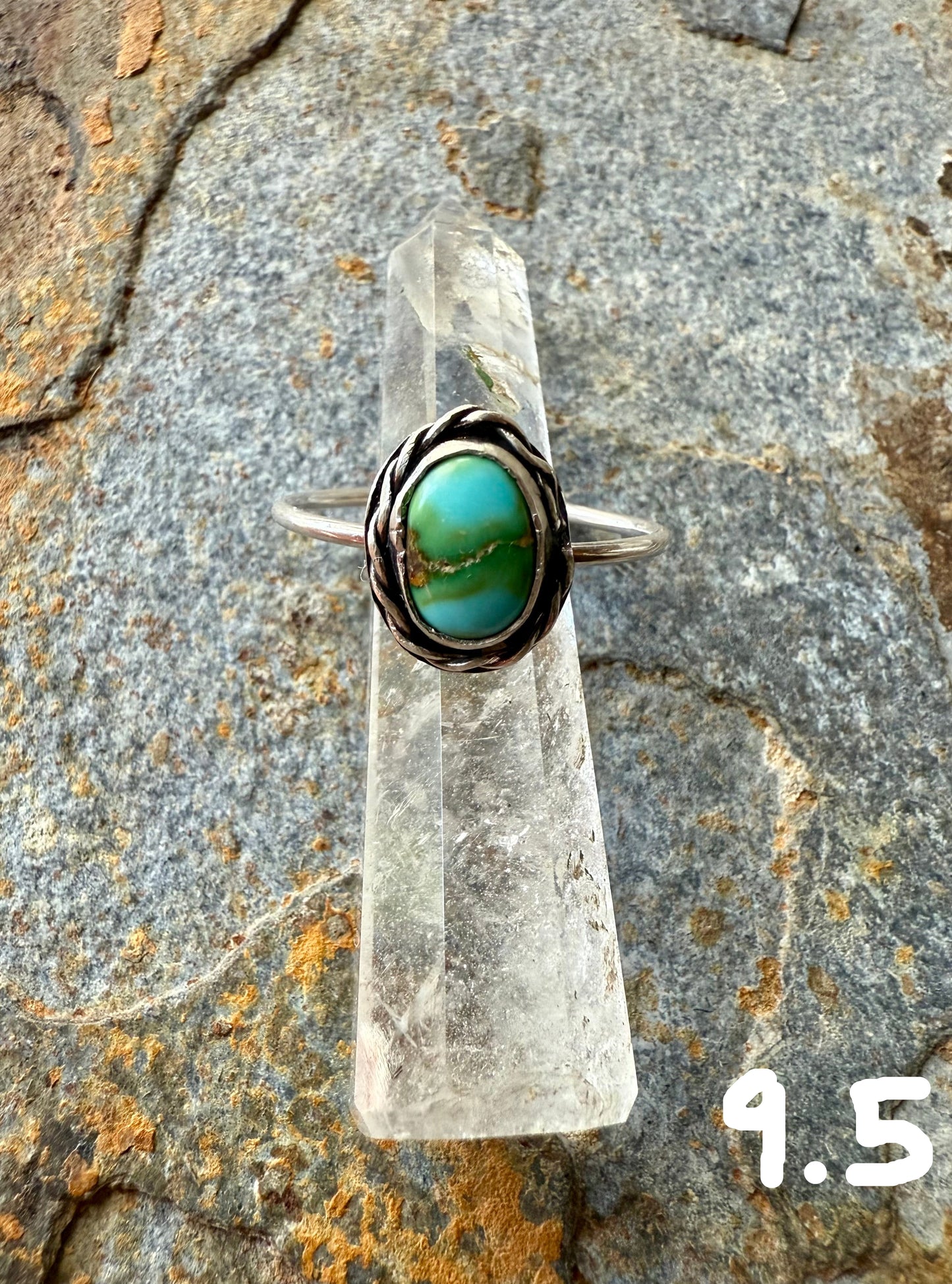 Sterling Silver Sonoran Gold Turquoise Ring