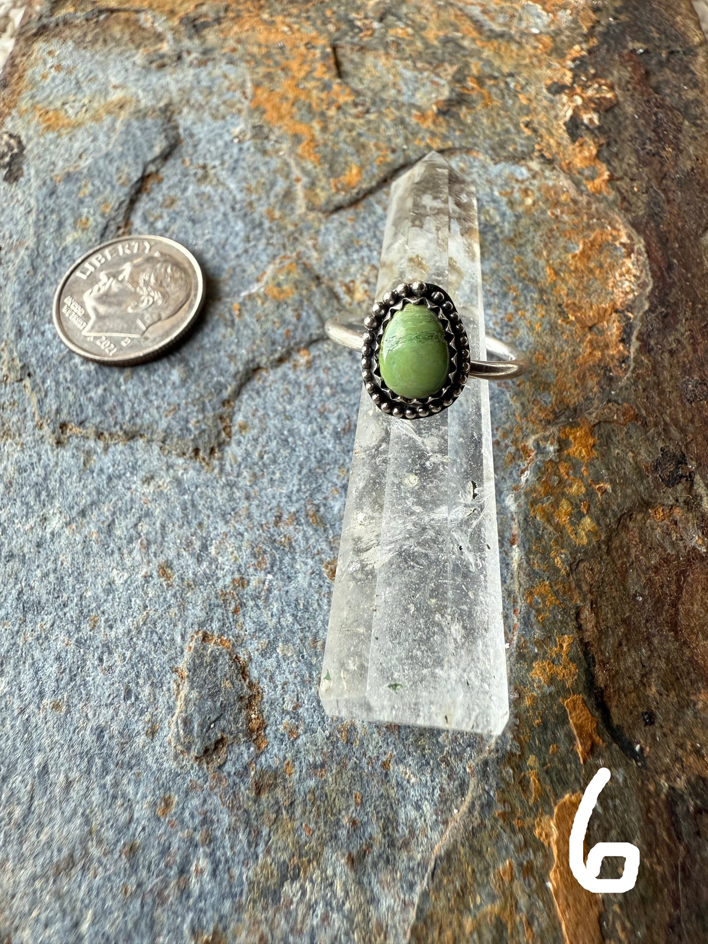 Sterling Silver Sonoran Gold Turquoise Ring