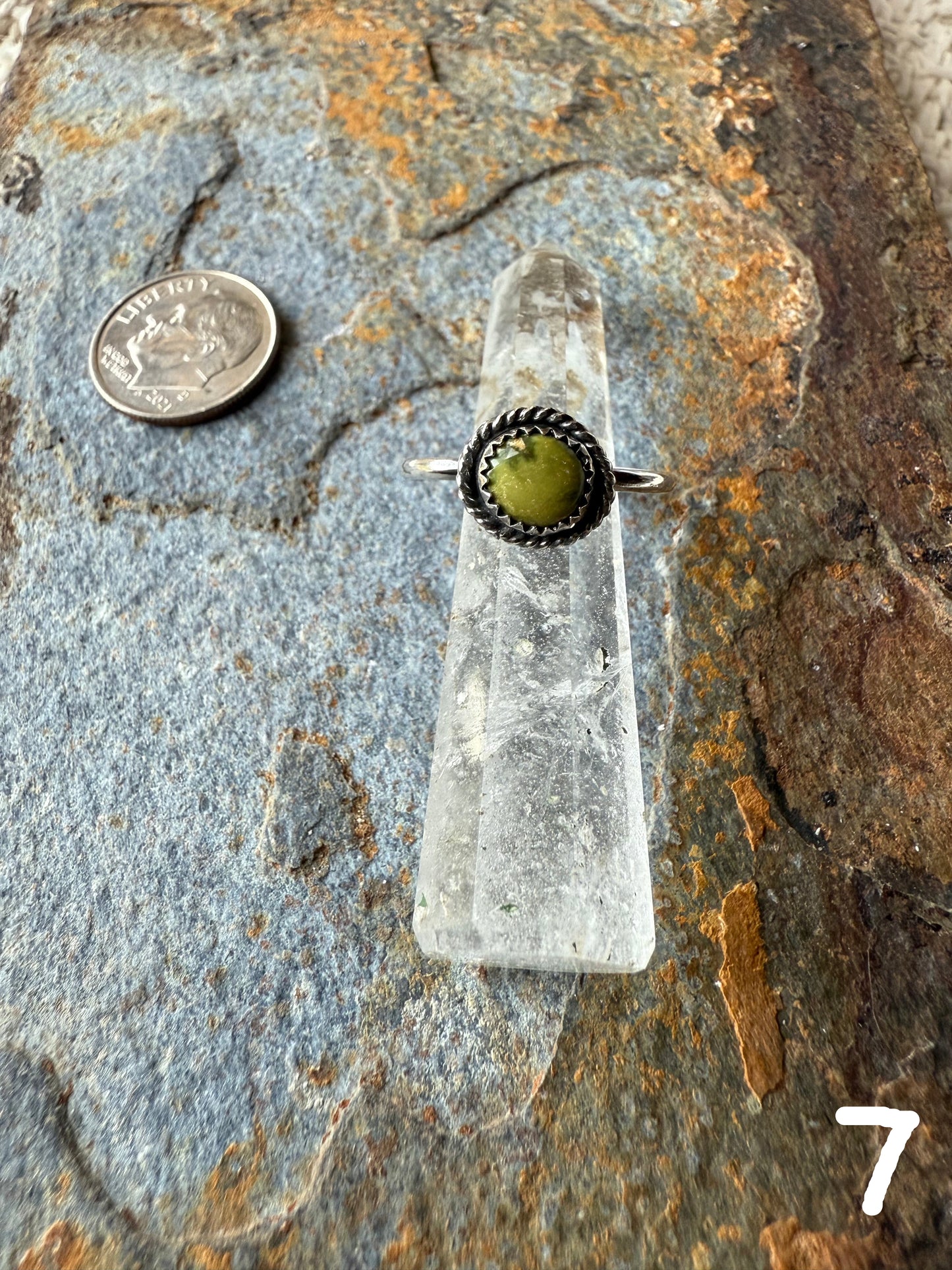 Sterling Silver Sonoran Gold Turquoise Ring
