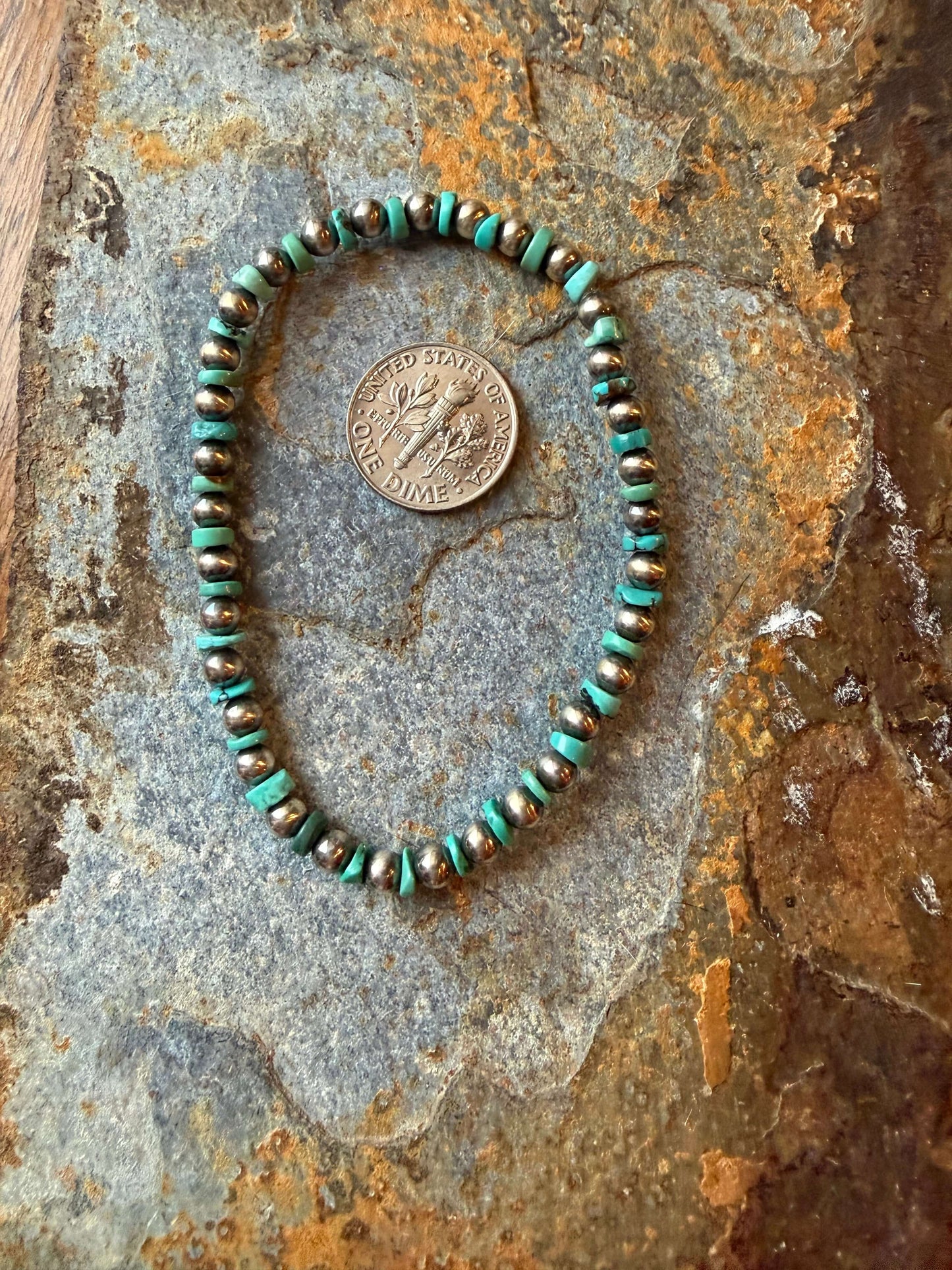 Blue Moon Turquoise Pearl Bracelet