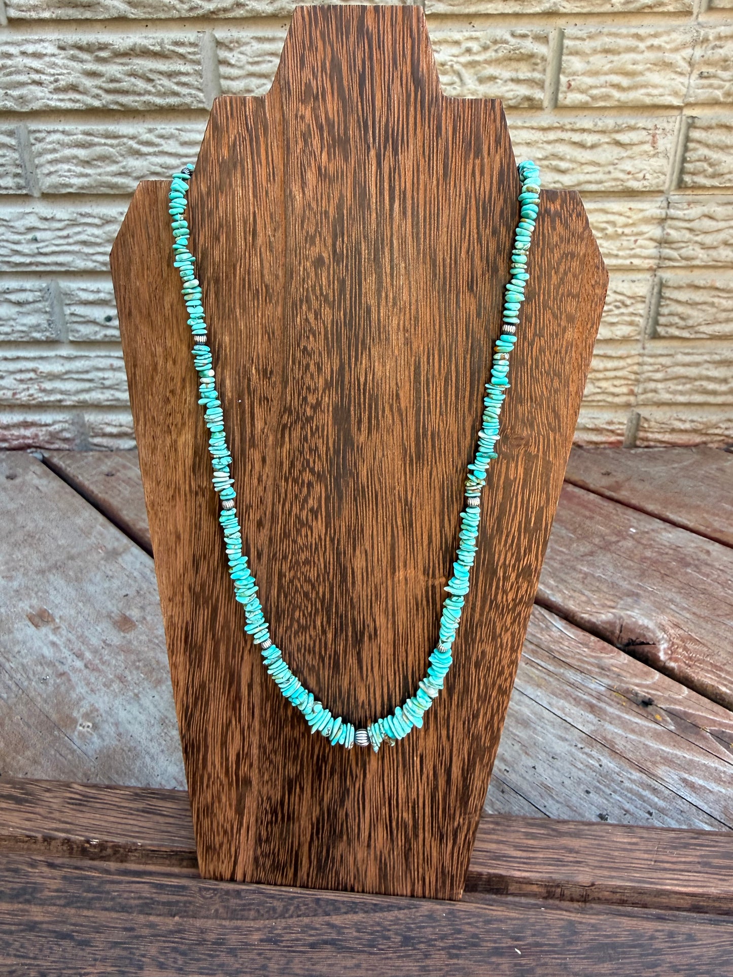 Fox Turquoise Pearls Necklace
