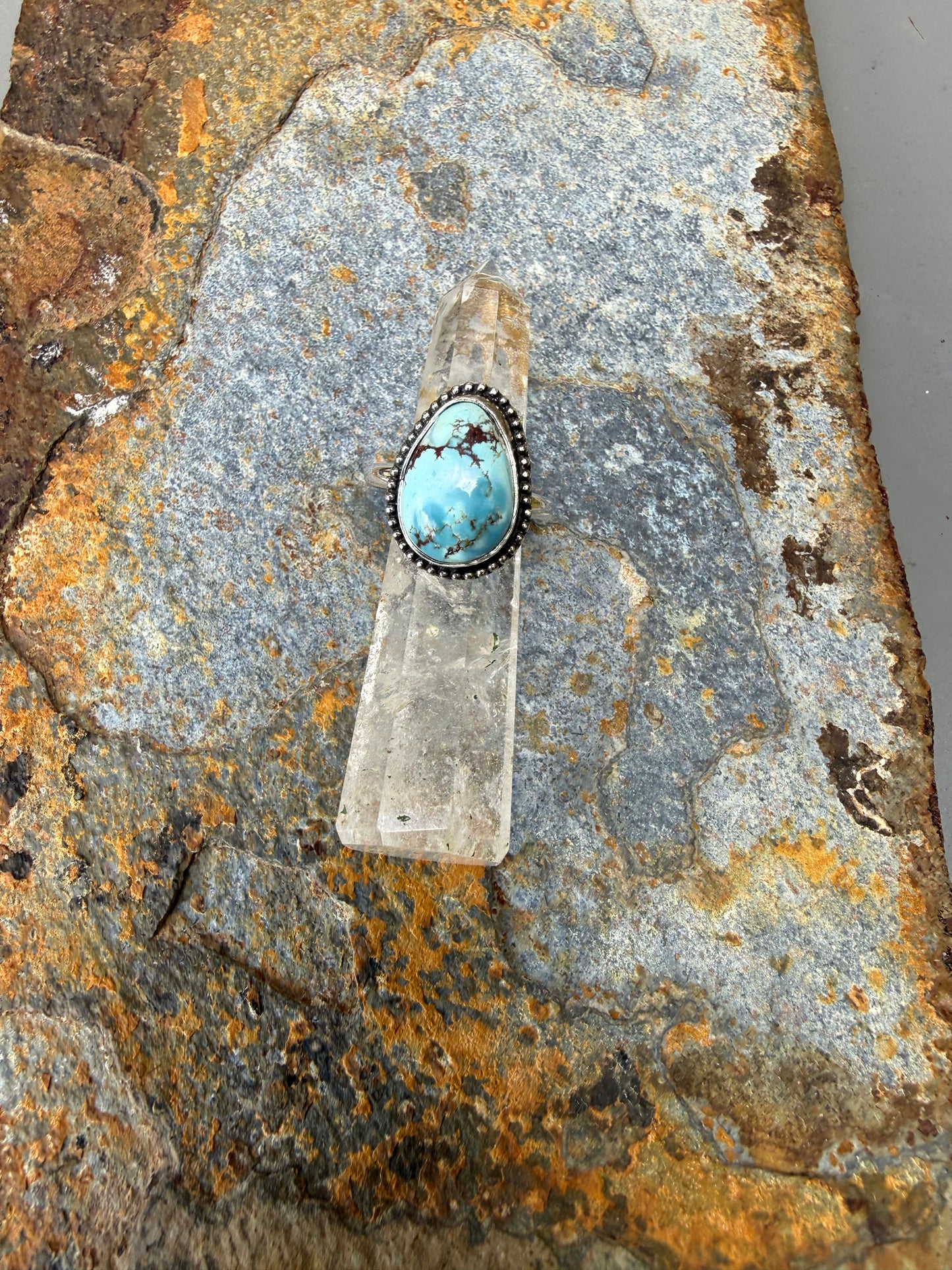Golden Hills Turquoise Sterling Silver Ring