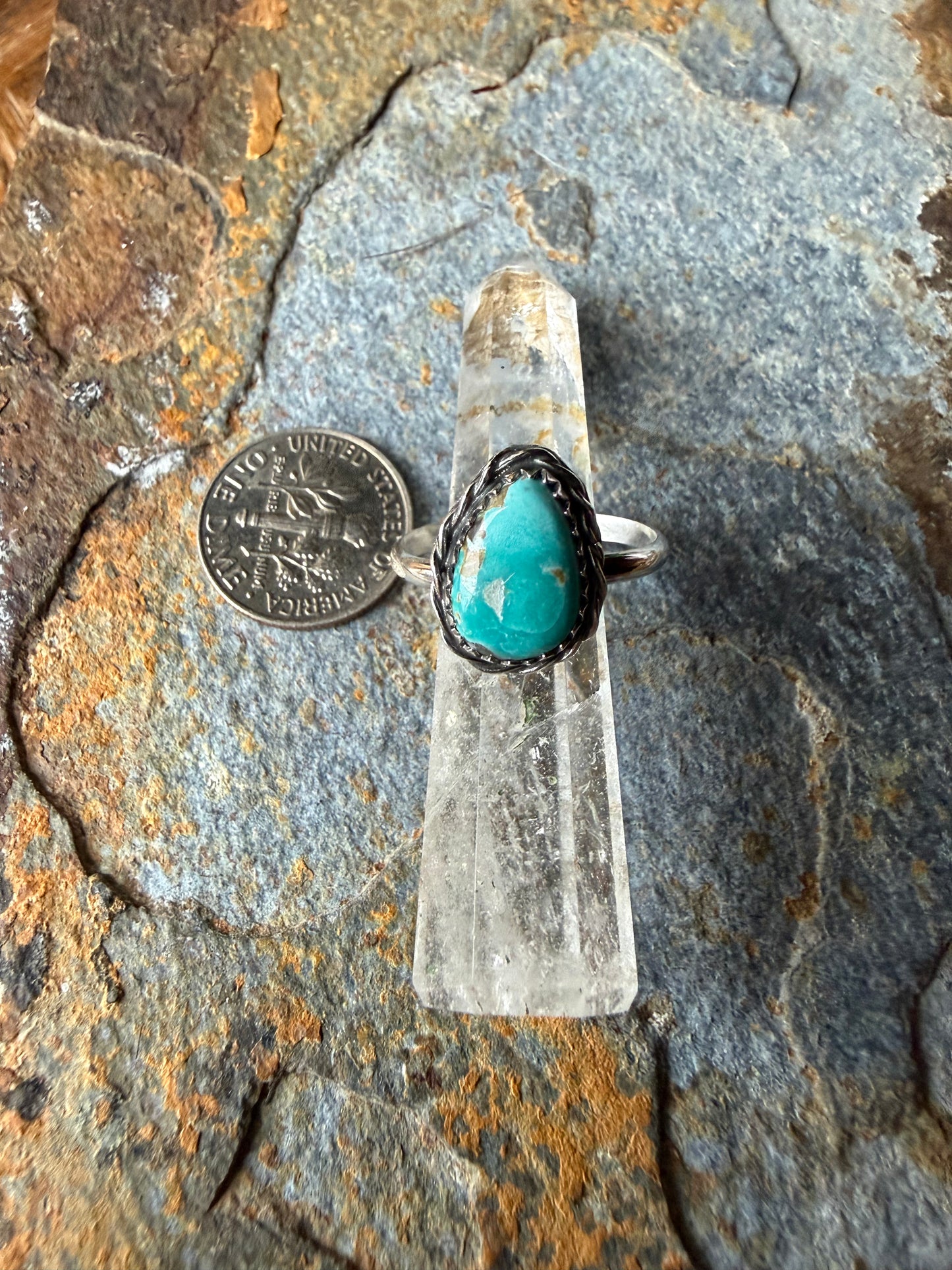Carico Lake Turquoise Sterling Silver Ring