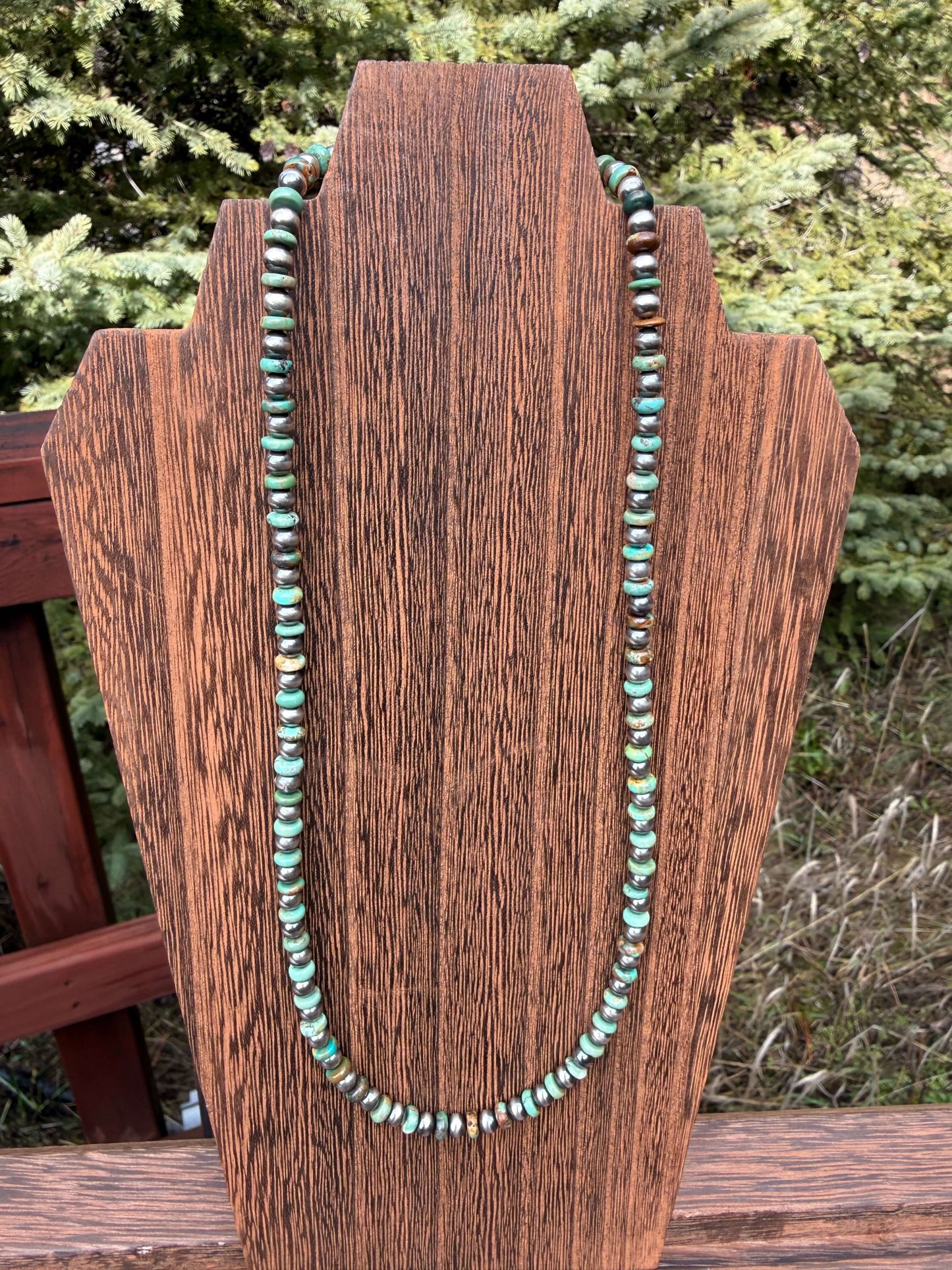 Royston Turquoise Pearls Necklace