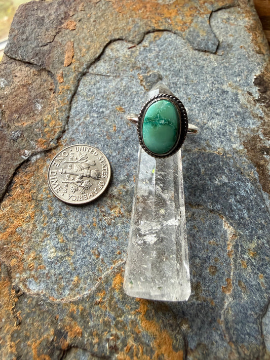 Lone Mountain Turquoise Sterling Silver Ring