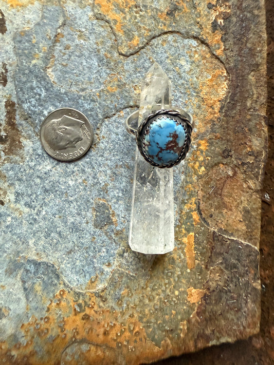 Sterling Silver Golden Hills Turquoise Ring