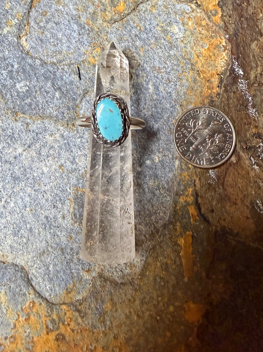 Sterling Silver Kingman Turquoise Ring