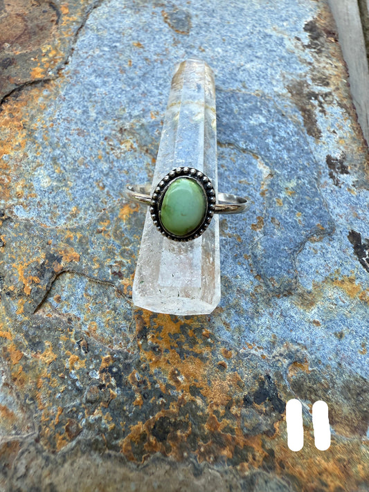 Sterling Silver Sonoran Gold Turquoise Ring