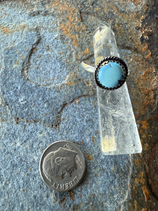 Sterling Silver Golden Hills Turquoise Ring