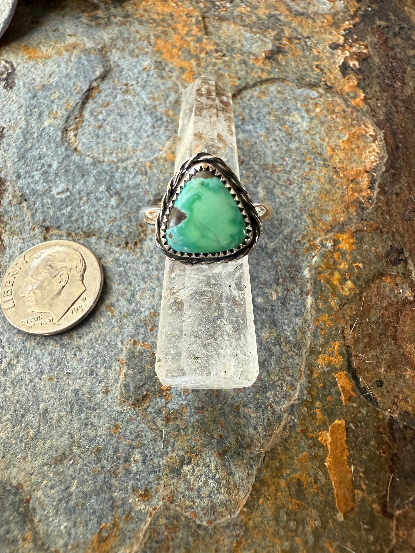 Carico Lake Turquoise Sterling Silver Ring
