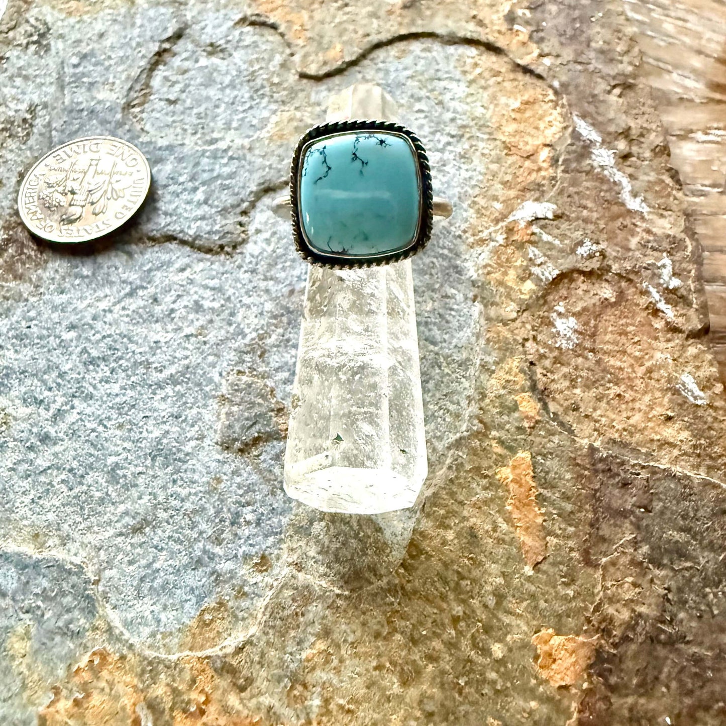 Sterling Silver Golden Hills Turquoise Ring