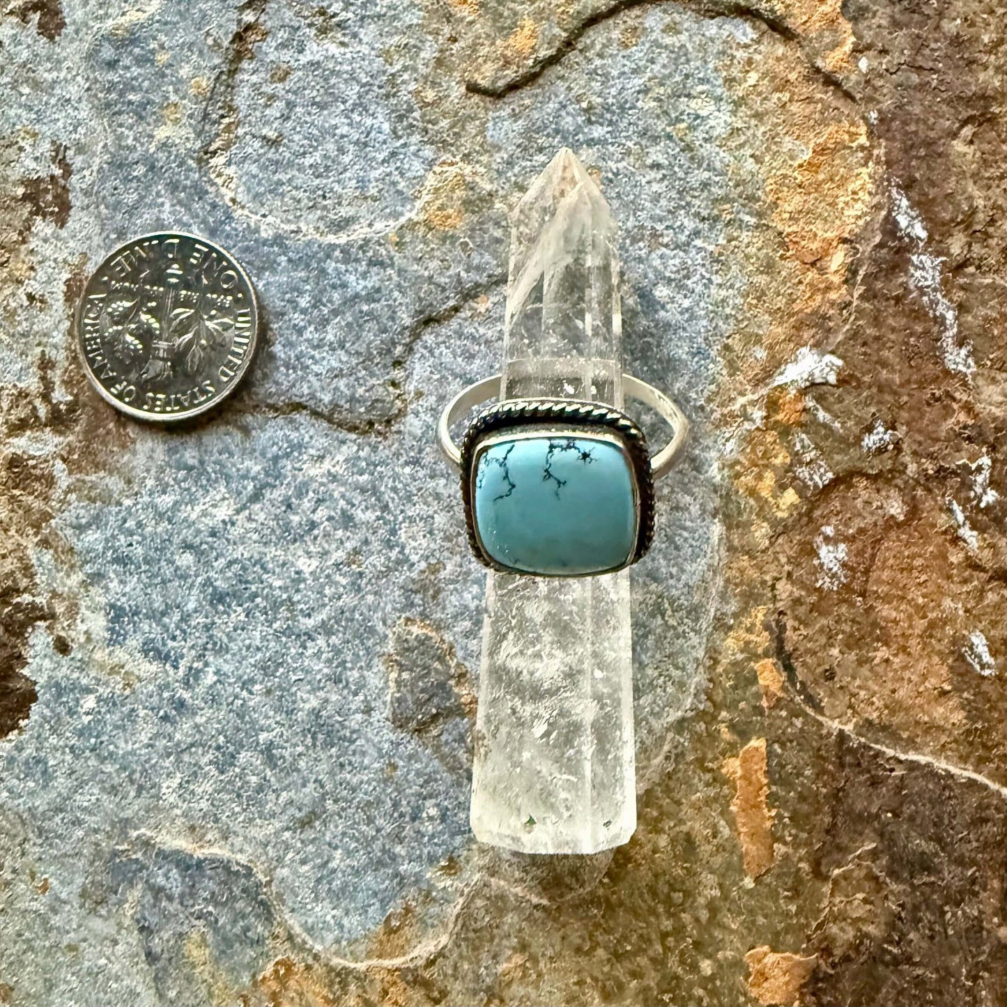 Sterling Silver Golden Hills Turquoise Ring