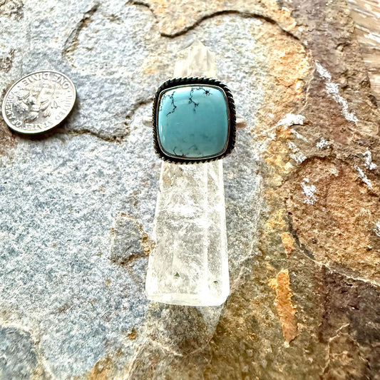 Sterling Silver Golden Hills Turquoise Ring