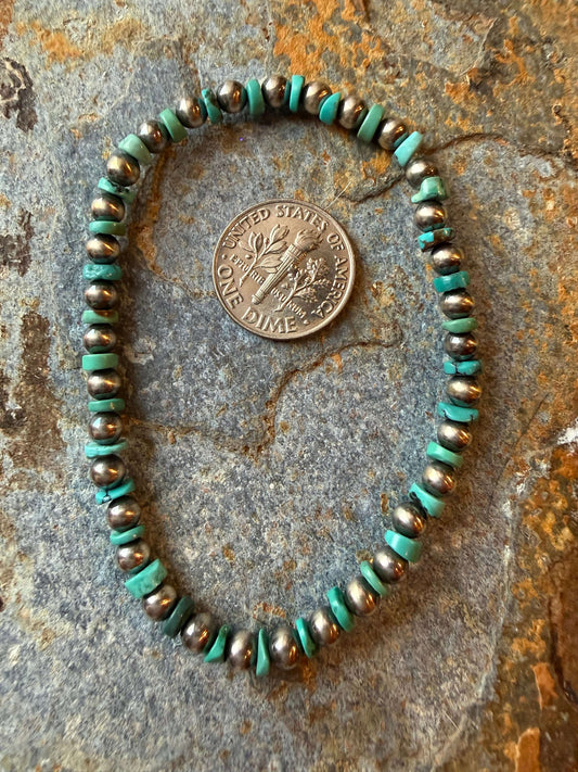Blue Moon Turquoise Pearl Bracelet