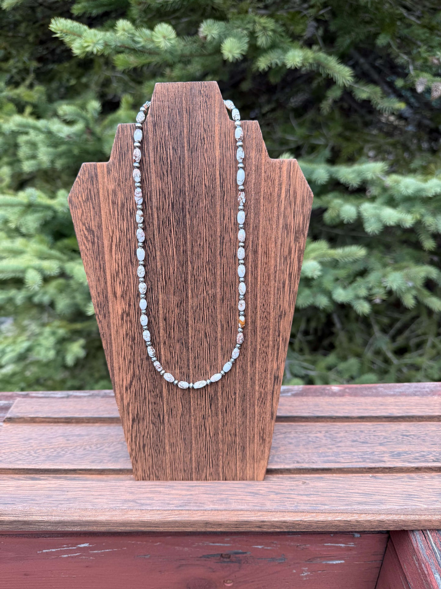 Wild Horse Rice Bead Pearls Necklace