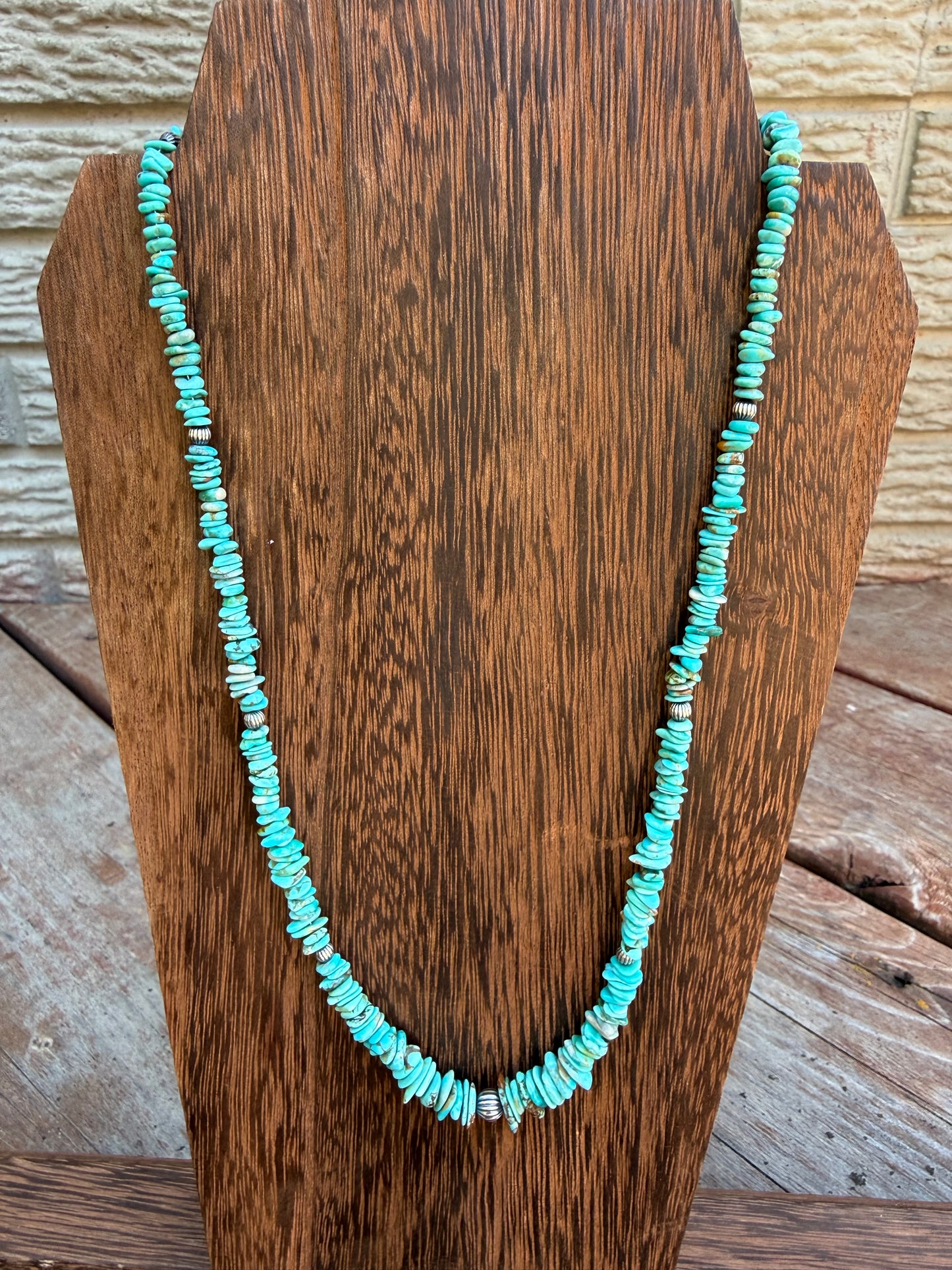Fox Turquoise Pearls Necklace