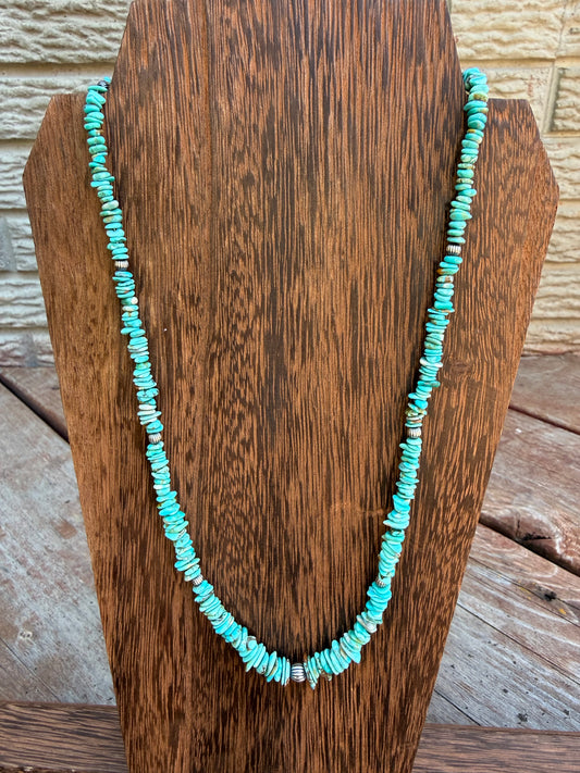 Fox Turquoise Pearls Necklace