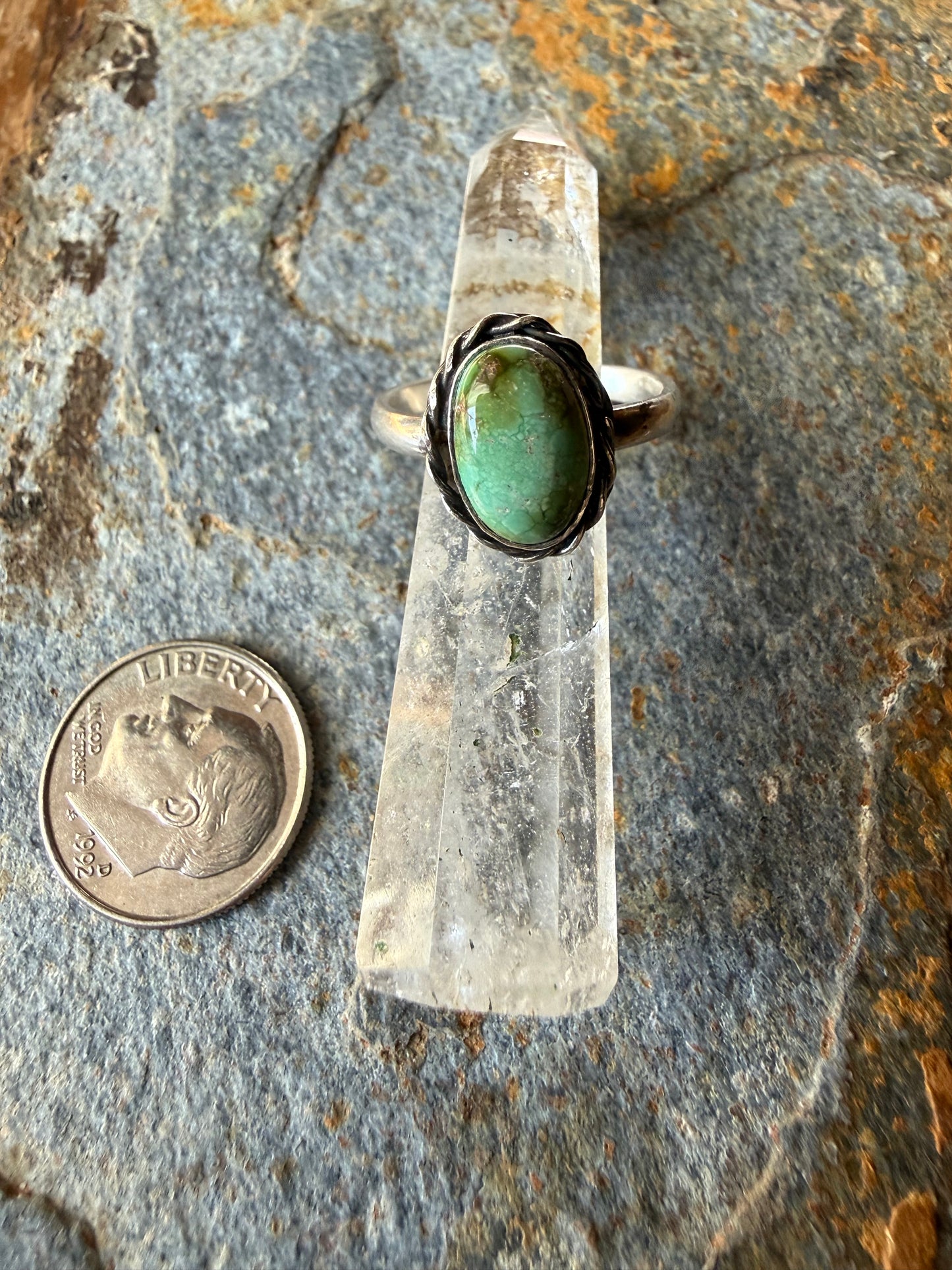 Sonoran Gold Turquoise Sterling Silver Ring