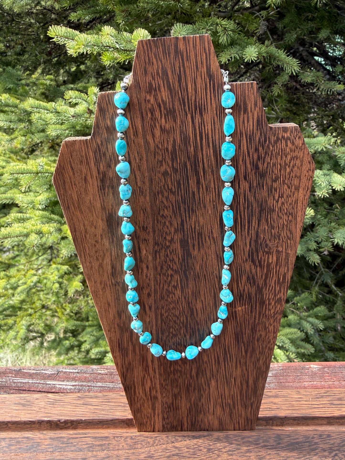 White Water Turquoise Pearls Necklace