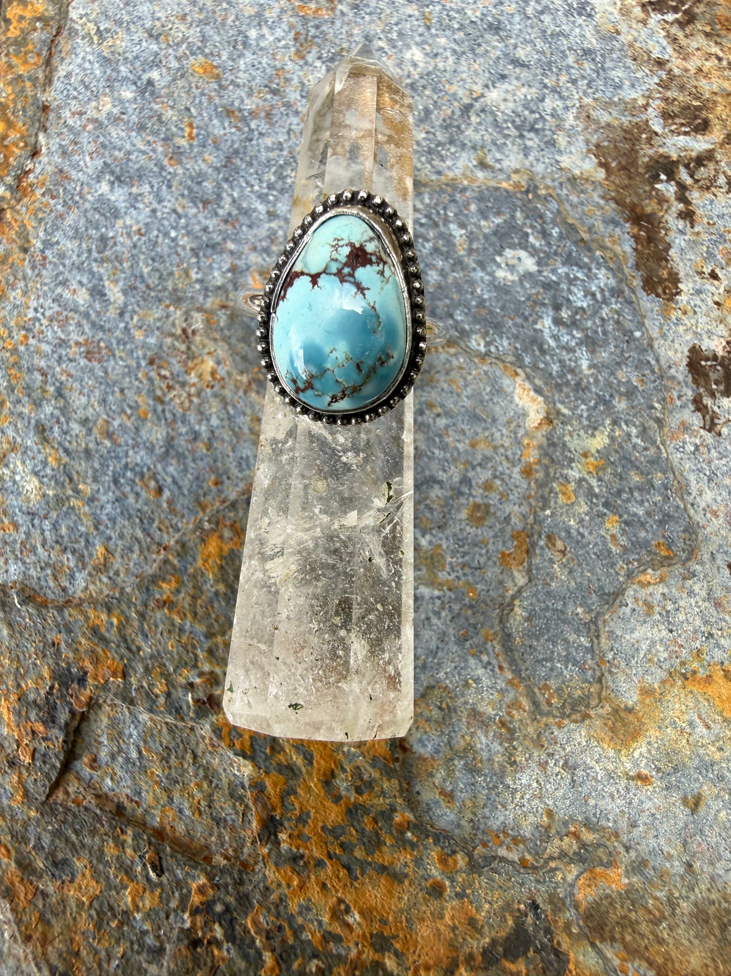 Golden Hills Turquoise Sterling Silver Ring