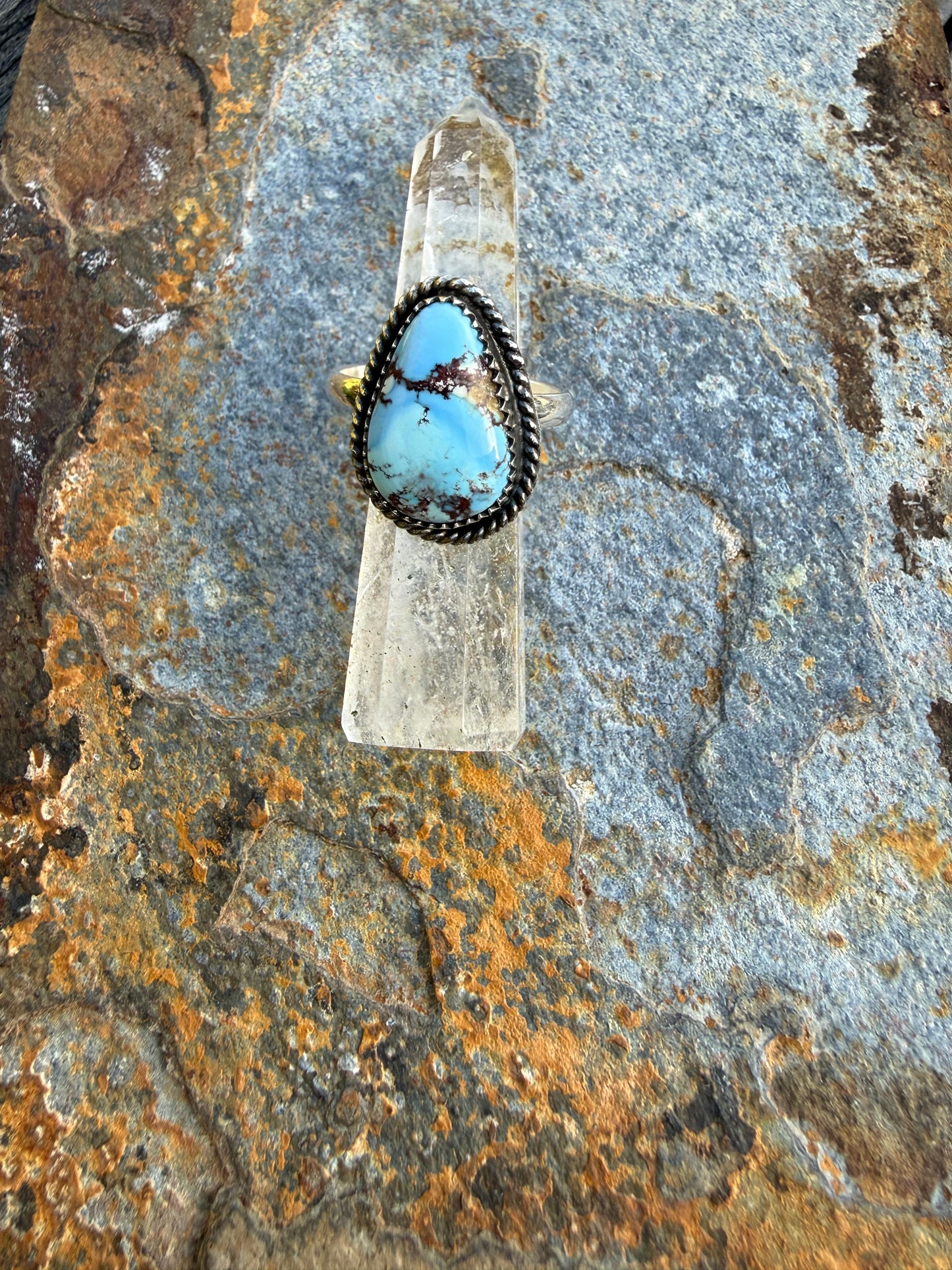 Golden Hills Turquoise Sterling Silver Ring
