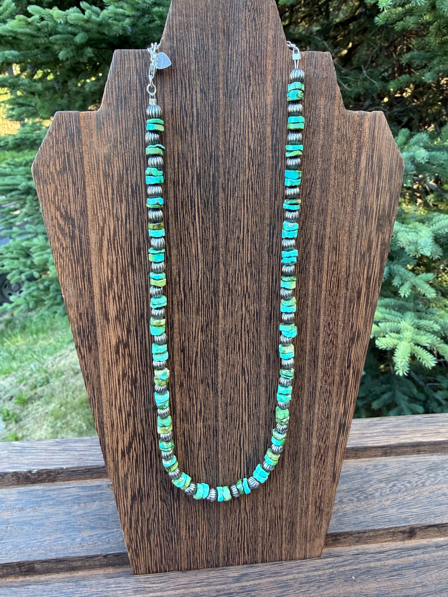 Sonoran Gold Turquoise Pearl Necklace