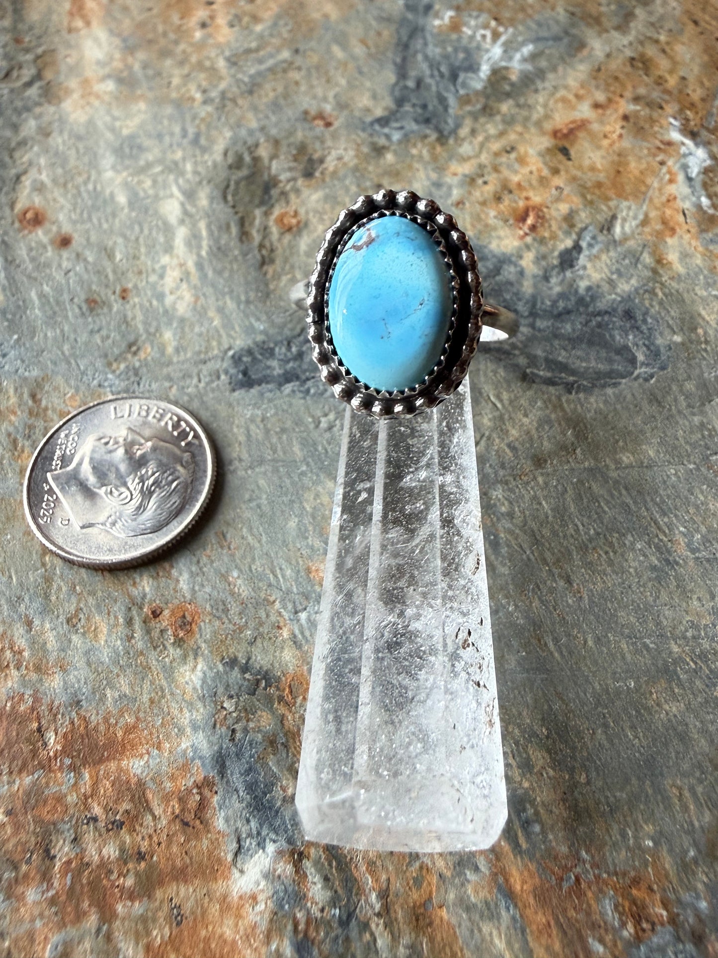 Golden Hills Turquoise Sterling Silver Ring
