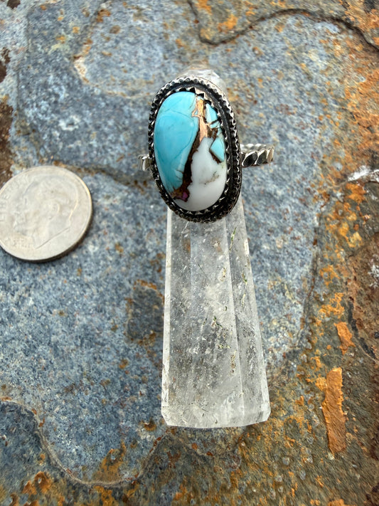 Cotton Candy Dahlia Sterling Silver Ring
