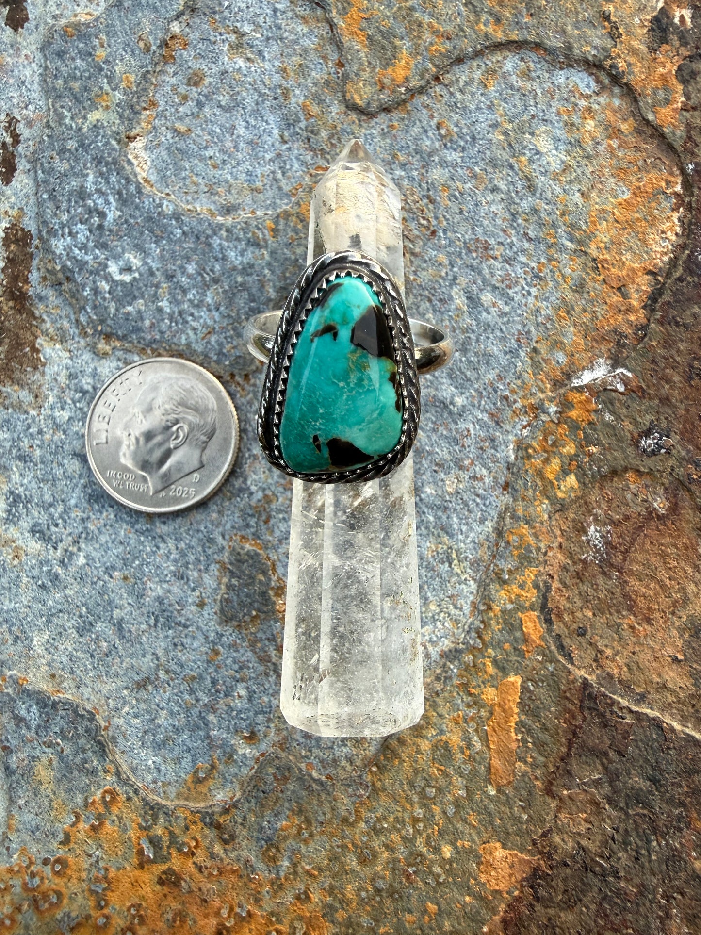 Carico Lake Turquoise Sterling Silver Ring