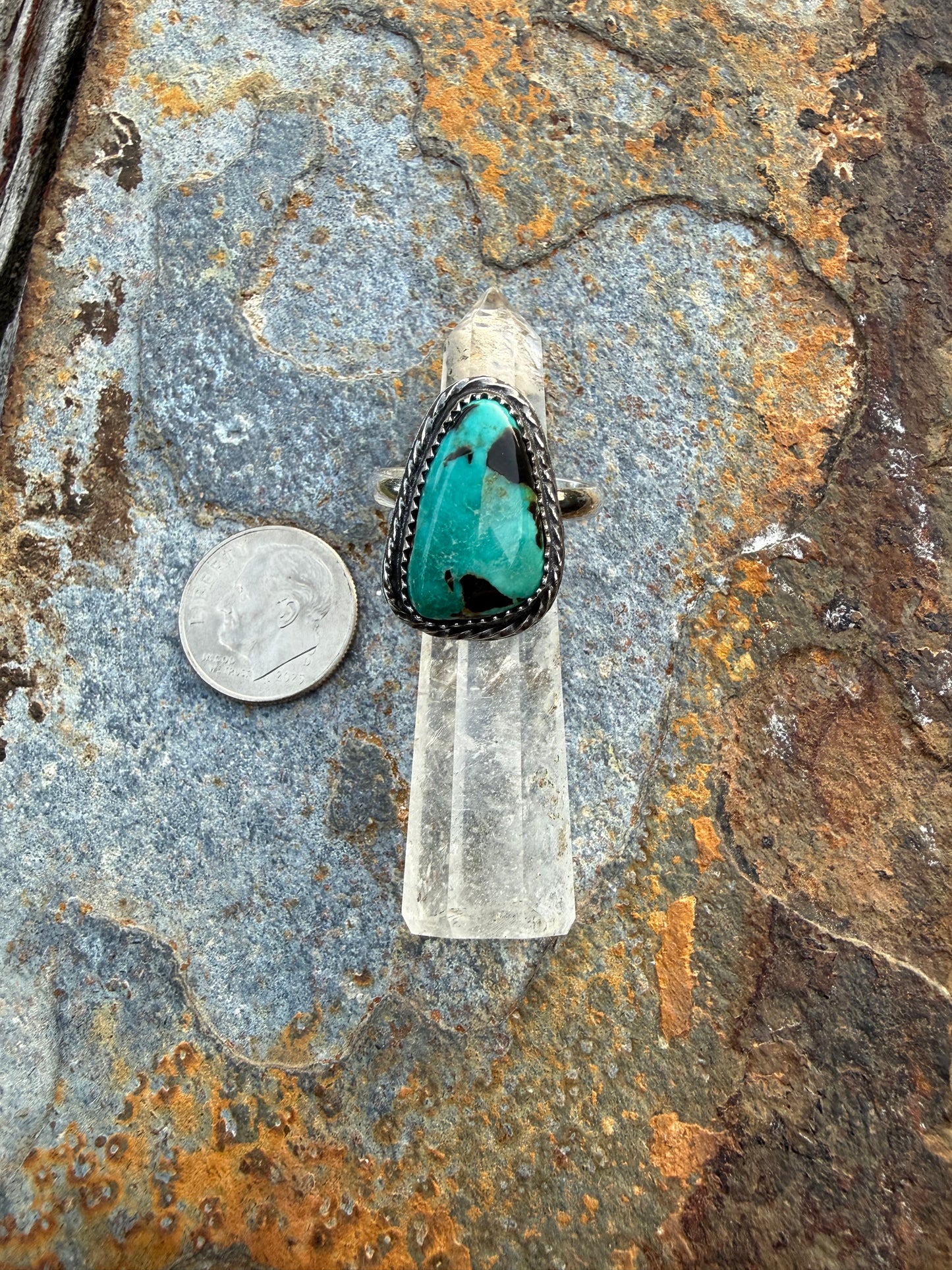 Carico Lake Turquoise Sterling Silver Ring