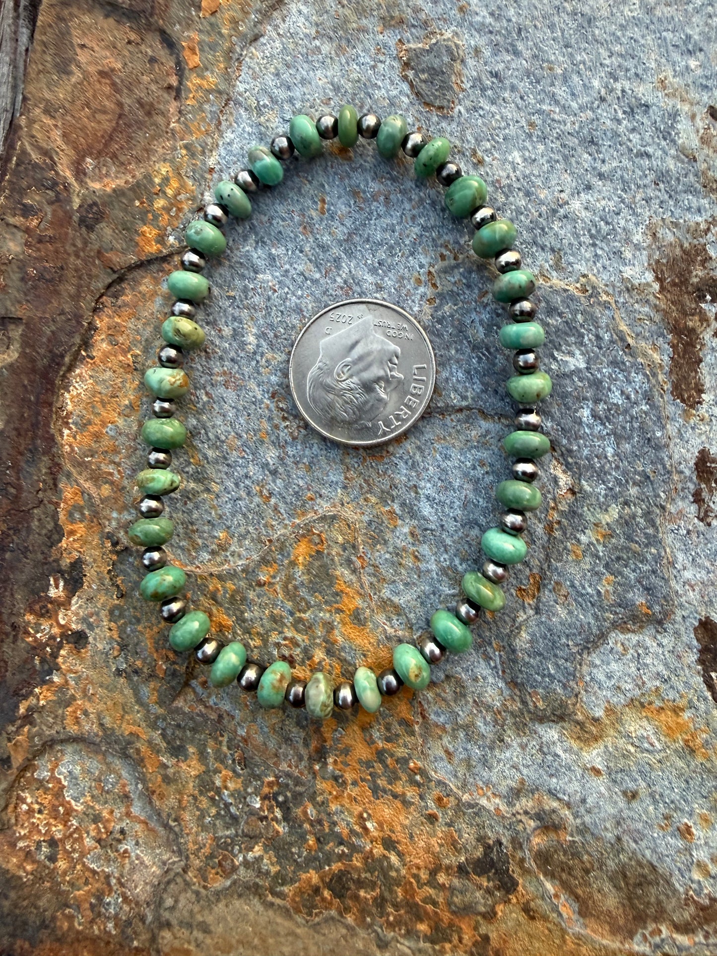McGuinness Turquoise Pearl Bracelet