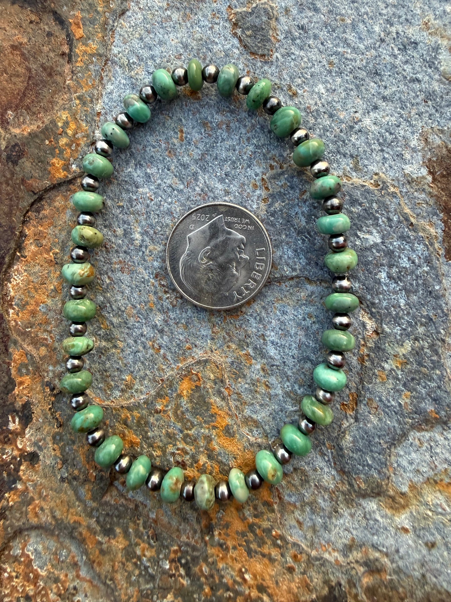 McGuinness Turquoise Pearl Bracelet