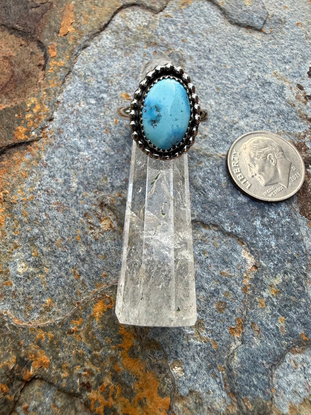 Golden Hills Turquoise Sterling Silver Ring