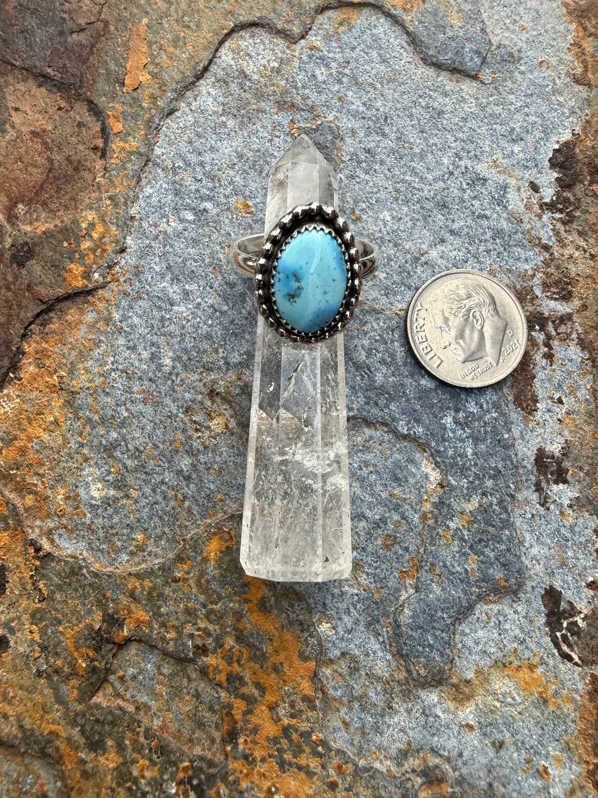 Golden Hills Turquoise Sterling Silver Ring